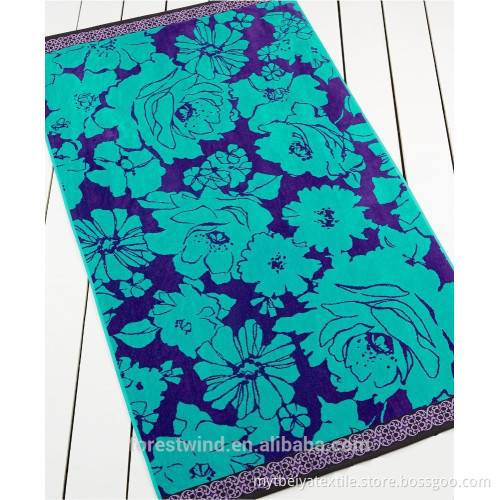Promotional/Wholesaler Printed Stripe Beach Towel Cotton